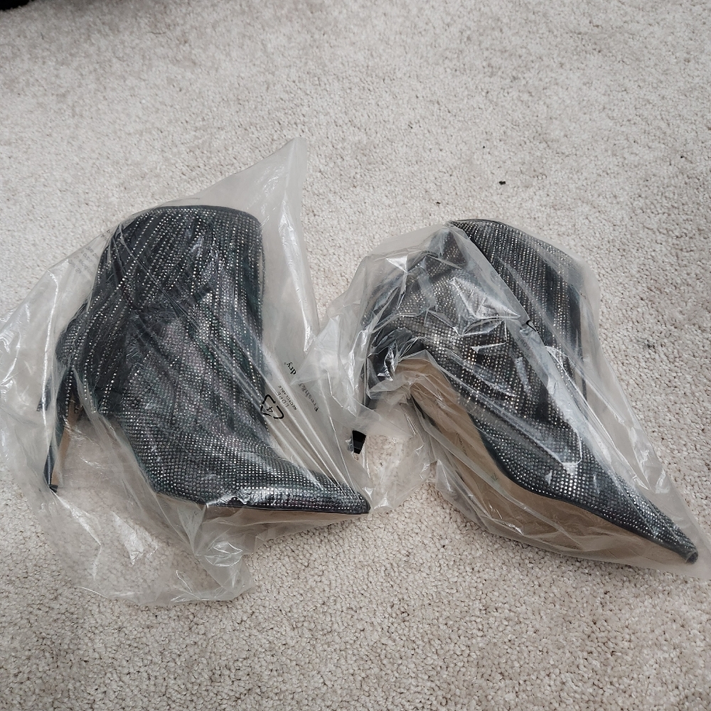 FULL BLING Fringe Booties